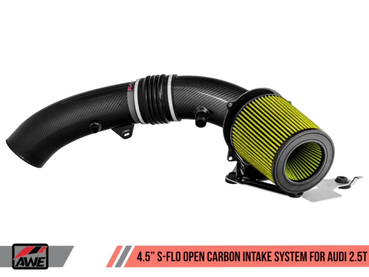 Tuning 2660-15048 Open Carbon Fiber Intake for Audi  &   -Flo