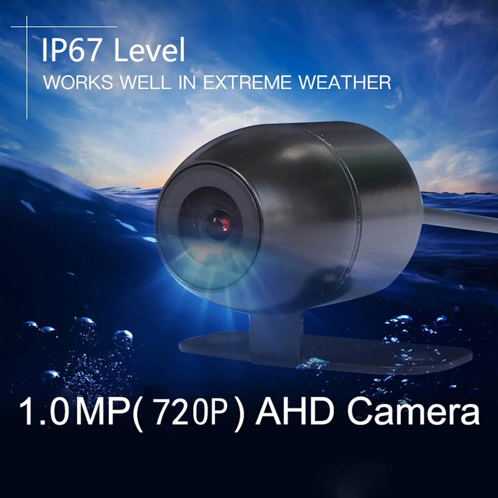 Motorcycle Camera with Recording Function Dash Cam Front and Rear 1MP  (720P)  Camera 120° Wide Angle Motorcycle Accessories 1080P+720P Video Recording (Only Support 1 Channel 1080P)