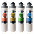 iSpring  6-Month Replacement Supply Filter Cartridge Pack Set for  & , Sediment Filter, Compound Filter, Carbon Block Filter and Post Carbon Filter (Pack of 1)