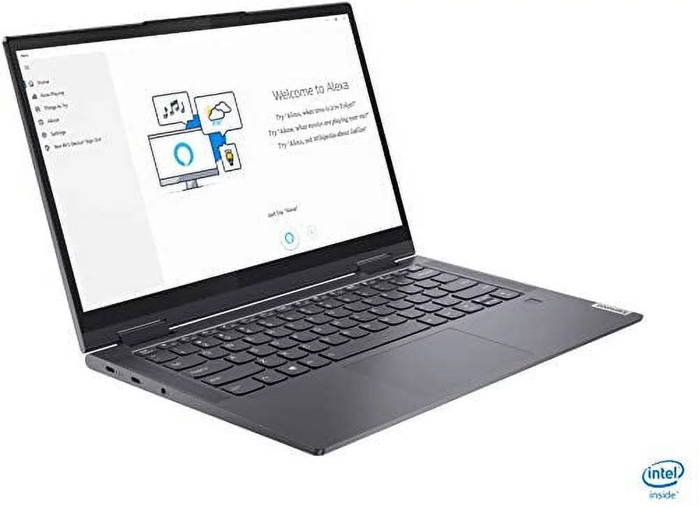 2022  Yoga 7i 2-in-1 Laptop 14 inch  Touchscreen Intel  Platform 11th Core i7-1165G7 Iris Xe Graphics 12GB  512GB  - 6 Thunderbolt 4.0 Backlit  with Fingerprint Windows 10