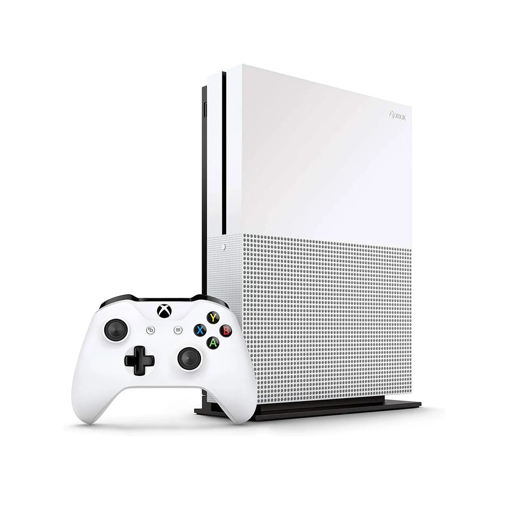 Pre-Owned Microsoft Xbox One  1TB with 2 Controller, 4K Ultra  White with   Cleaning Kit Headset Bundle (Refurbished: Like New)