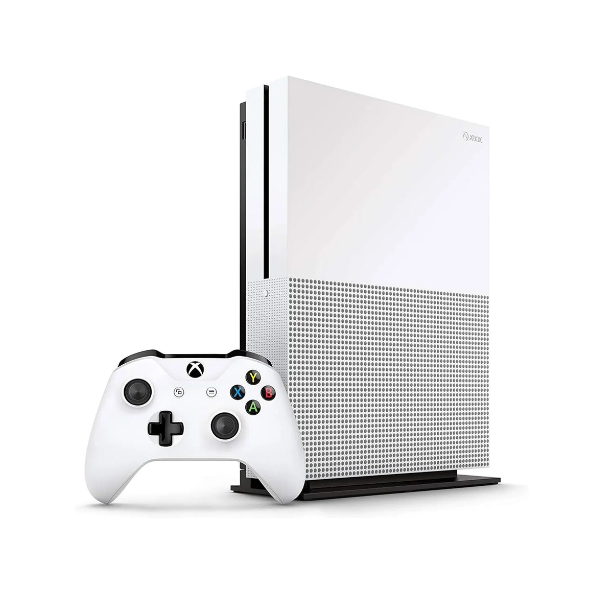 Pre-Owned Microsoft Xbox One  1TB with 2 Controller, 4K Ultra  White with   Cleaning Kit Headset Bundle (Refurbished: Like New)