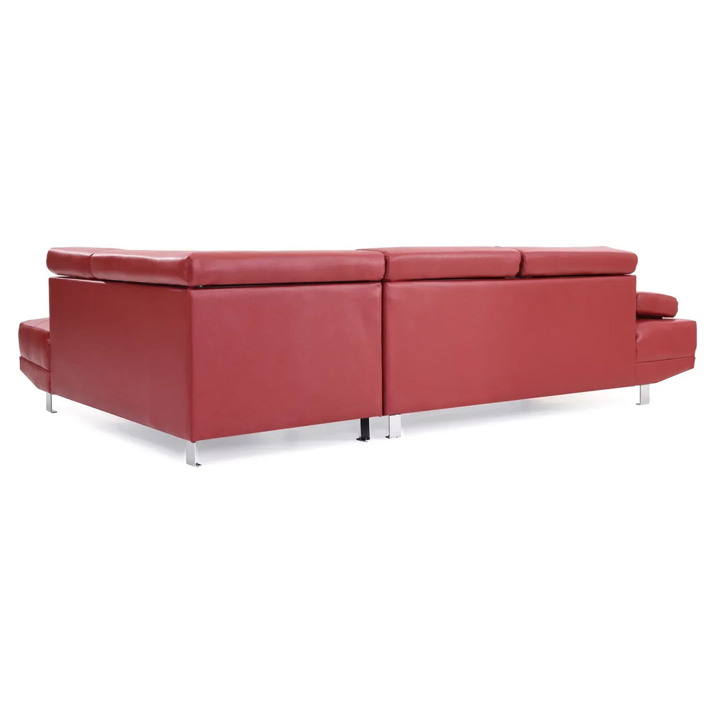 Homestock Antique Ambiance - Sectional ( 2 Boxes) , Red