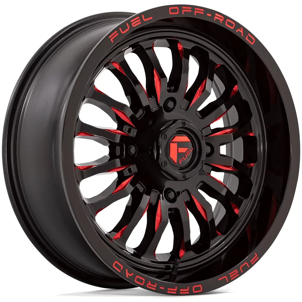 Fuel  18" Wheels Red 28" Versa Cross  Tires Kawasaki Teryx Mule