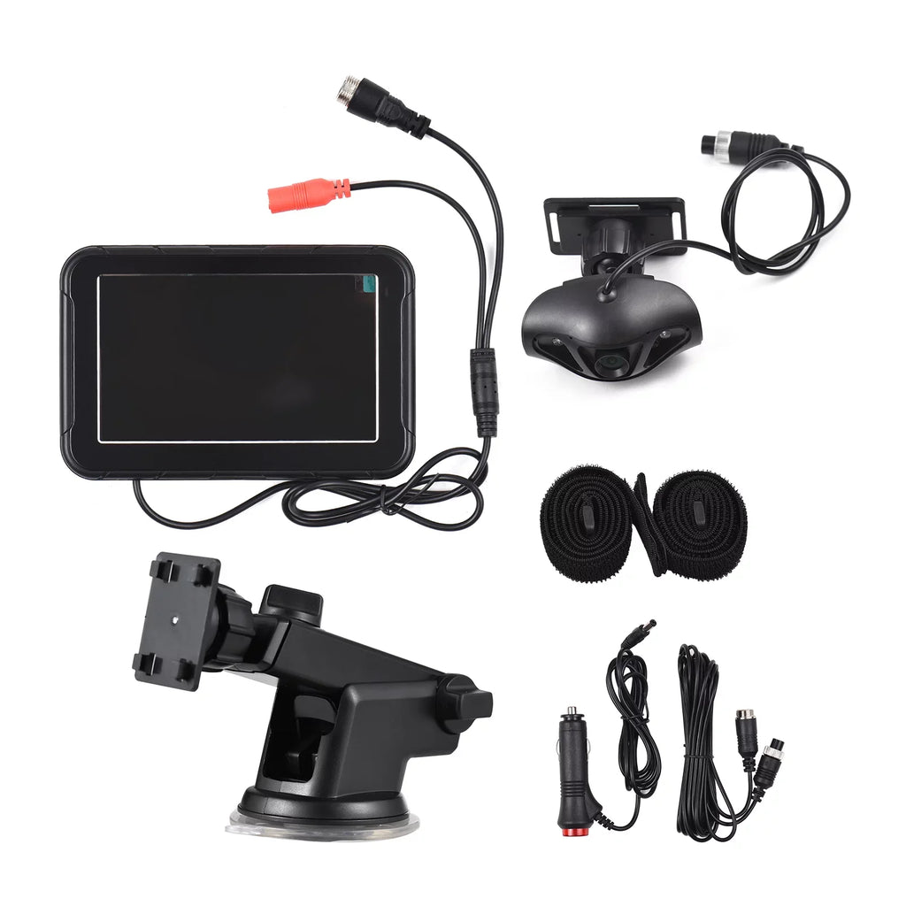 Dazzduo Invigilator,Camera Baby Car Monitor Baby Car 150° Wide View Seat 5 Inch Mirror Display 150° 5 Inch Car Seat Mirror Display Monitor Camera Baby Seat Wide View Vision Baby Car Rear Seat 5