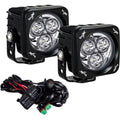 Vision  Lighting - 3.0 in. Square 3  Cannon  Lights - Pack of 2
