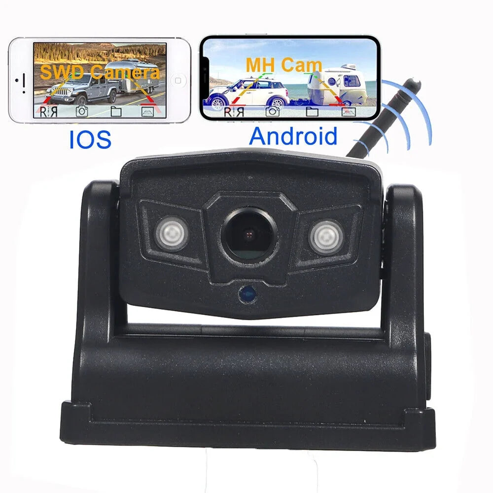 JahyShow Magnetic WiFi Wireless Camera, Reliable Backup for Front/Rear View, 9600mAh Battery