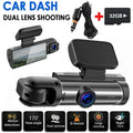 Xhy Car Dash Cam Dual Lens 1080P   Front or Inside Video Camera Driving Recorder Night Vision -Sensor, Motion Detection
