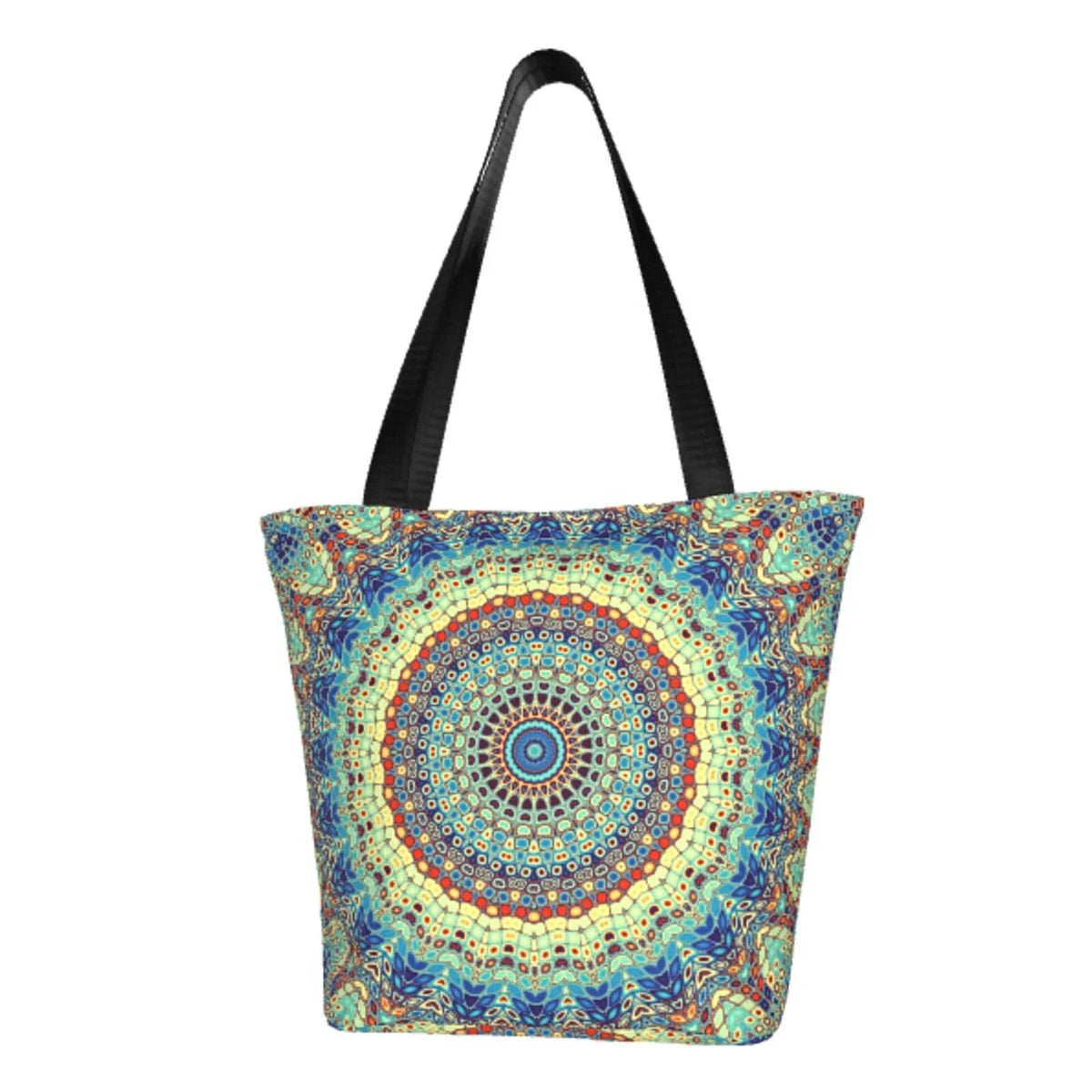 Lukts Round Mandala1 Tote Bag,Shoulder Bag Women' Hobos Handbags Large Capacity Shopping Bag
