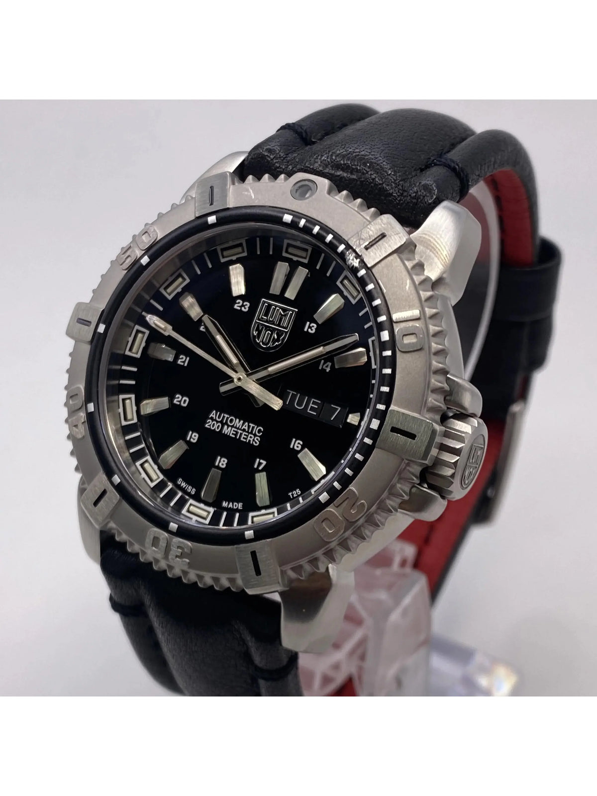 Pre-owned Luminox Modern Mariner 45mm Steel Mens Watch .6501. (Good)