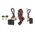 Brock Replacement Universal Power Window Switch Kit Rocker Design with Bezels, Switch & Wiring Harness Compatible with 2-Door Pickup Truck  Van Car