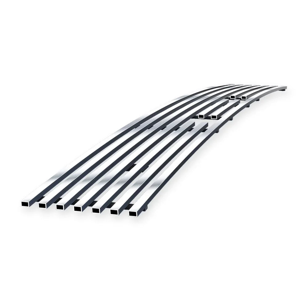 Premium Stainless Steel Chrome 8x6 Billet Grille Compatible with Toyota 4Runner 2003-2005 Lower Bumper -