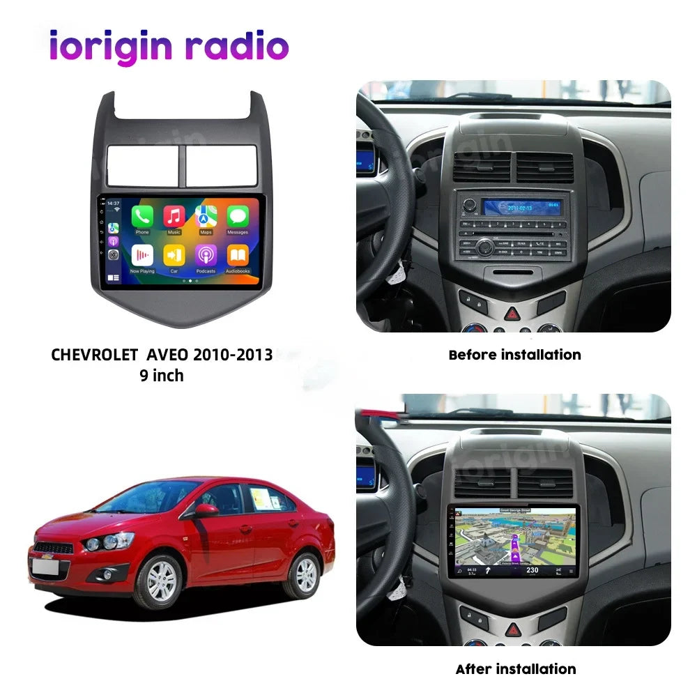 For Chevrolet Aveo Sonic 2011-2015 4G+64G Android Car Radio  Carplay