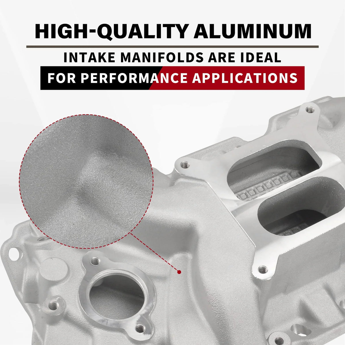 Small Block Chevy  305 327 350 400 1957-1986 Intake Manifold Dual Plane Aluminum