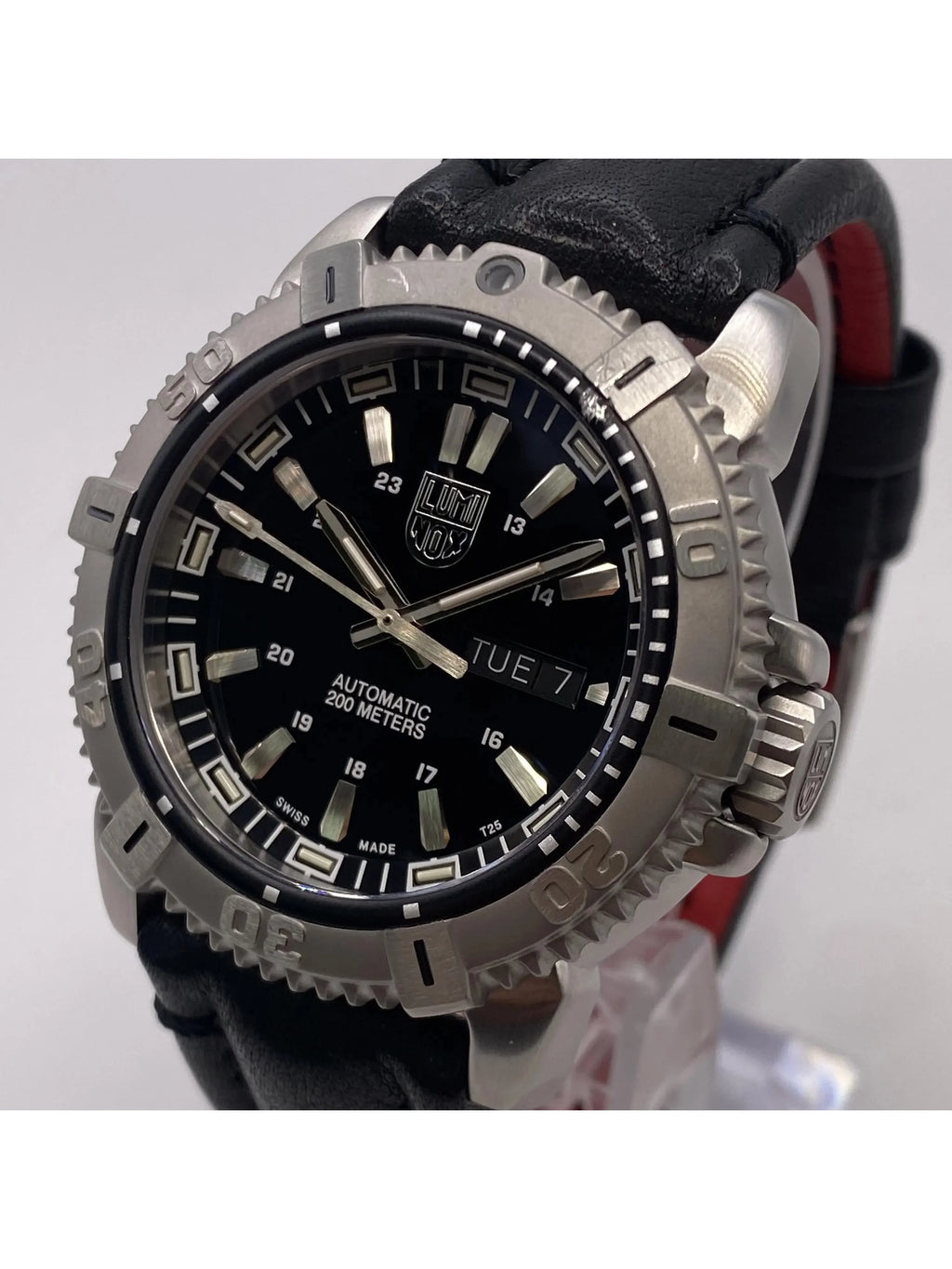 Pre-owned Luminox Modern Mariner 45mm Steel Mens Watch .6501. (Good)