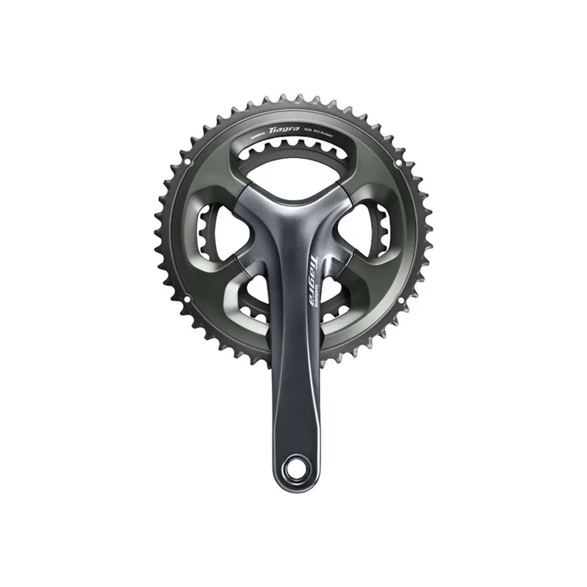 Shimano Tiagra -4700 Crankset - 170mm, 10-Speed, 48/34t, 110 Asymmetric , Hollowtech  Spindle Interface, Gray