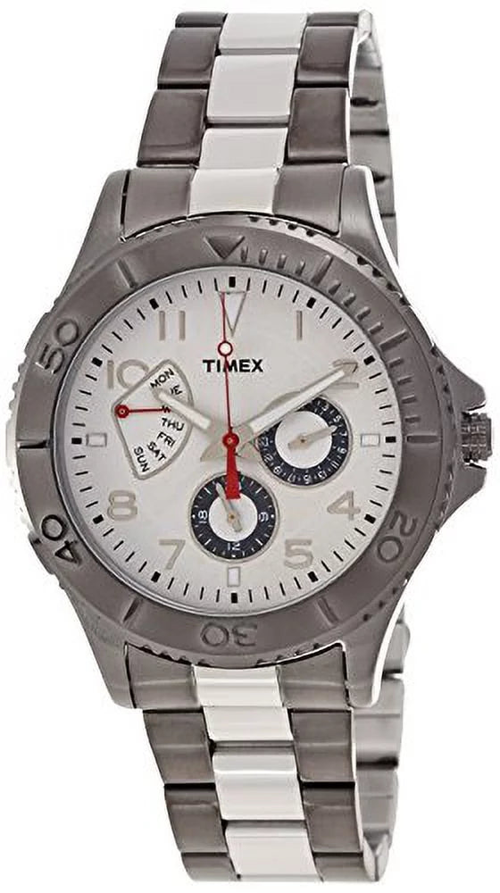 Timex Mens  Ameritus Retrograde Two Tone Watch