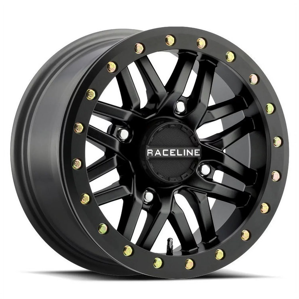 Raceline Ryno Bdlk 14" Bk Wheels 30" Reptile Tires Kawasaki Mule Pro