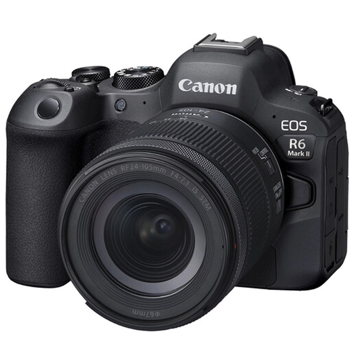 Canon   Mark  Mirrorless Digital Camera with  24-105mm f/4-7.1  Lens  + 64GB Memory + Case+ Steady Grip Pod + Tripod+ Software Pack + More (30pc Bundle)