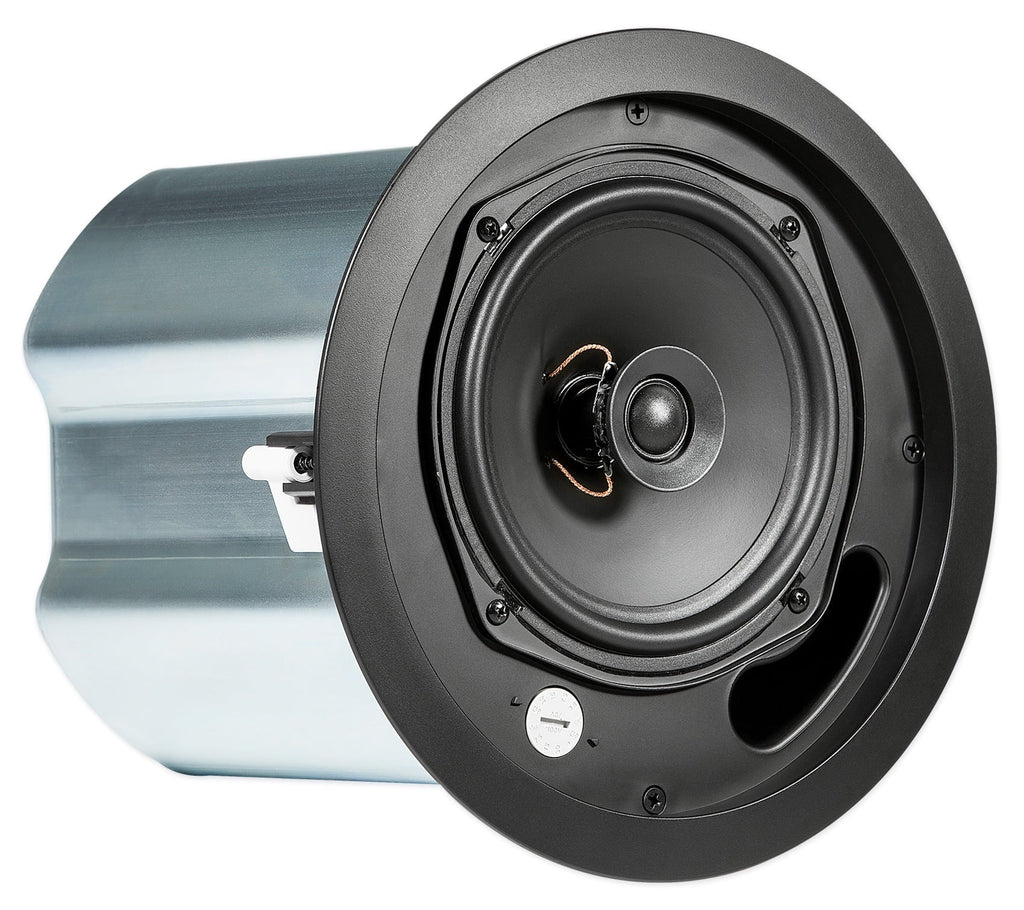 4-Zone Matrix Multi Room 70v Audio System w/ (10)  Black Ceiling Speakers
