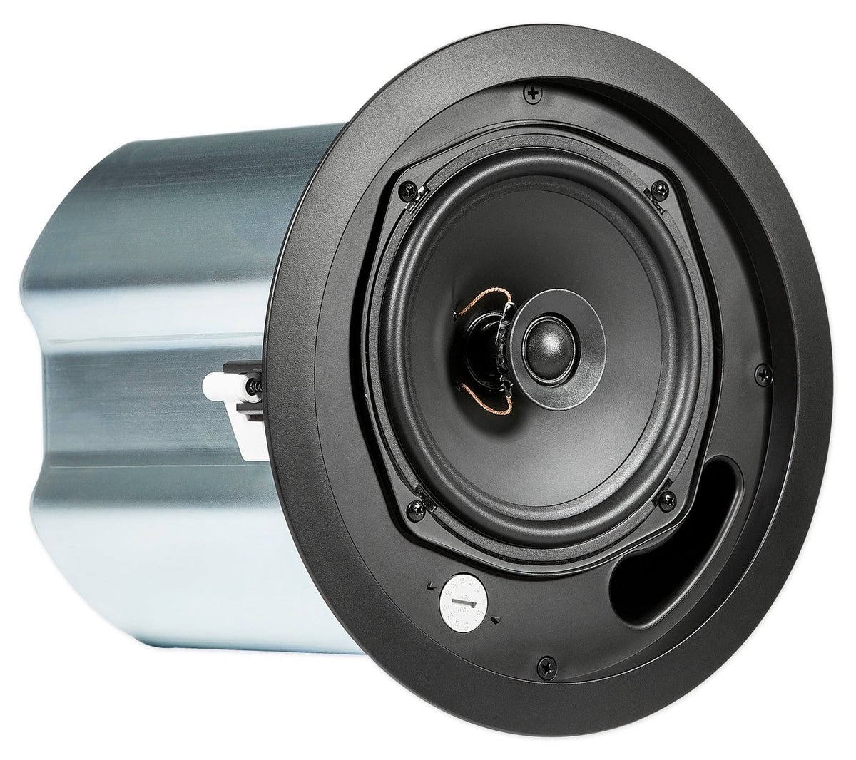 4-Zone Matrix Multi Room 70v Audio System w/ (10)  Black Ceiling Speakers