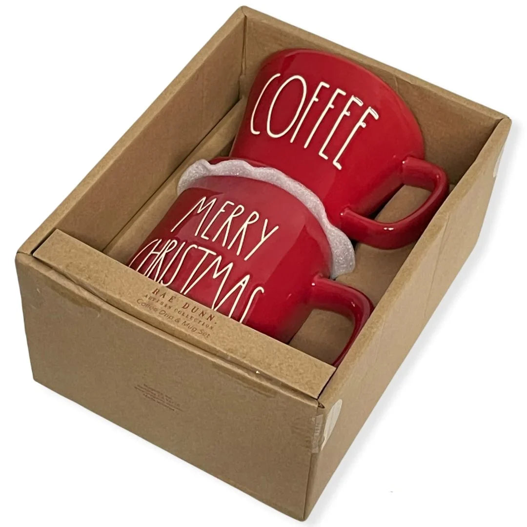 Rae Dunn Coffee Pour Over Drip   Mug Gift Set