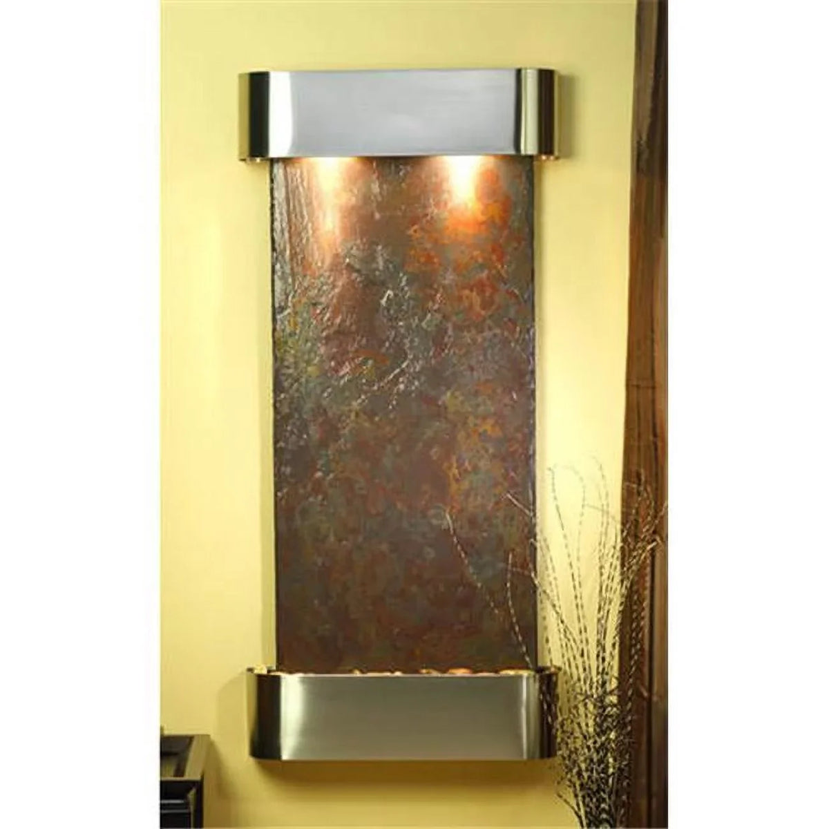 Cascade Springs - Rajah Natural Slate Wall Fountain