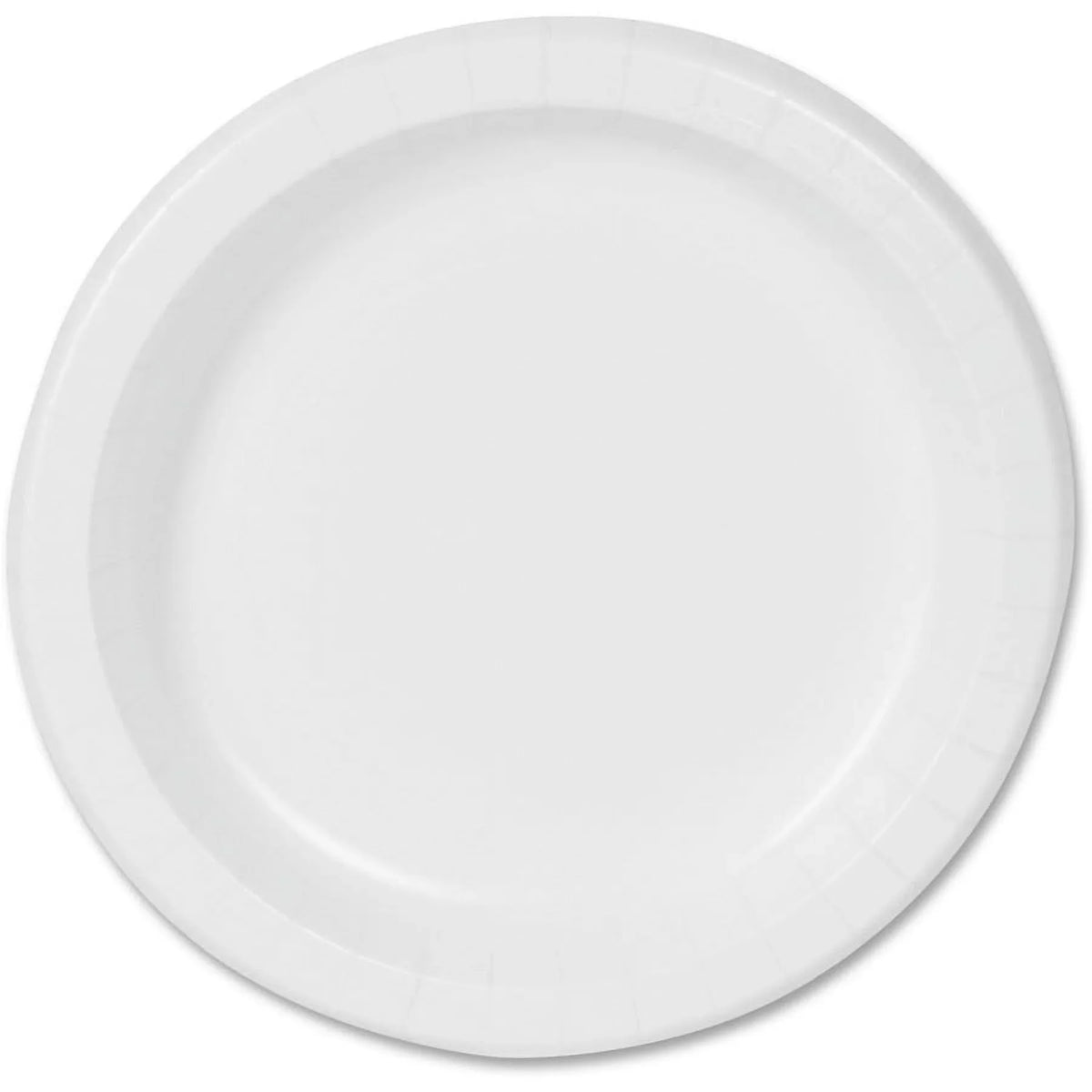 Dixie® () 8.5” Basic Basic Paper Dinnerware Plates by   (Georgia-Pacific), White, 500 Count (125 Plates Per Pack, 4 Packs Per Case)