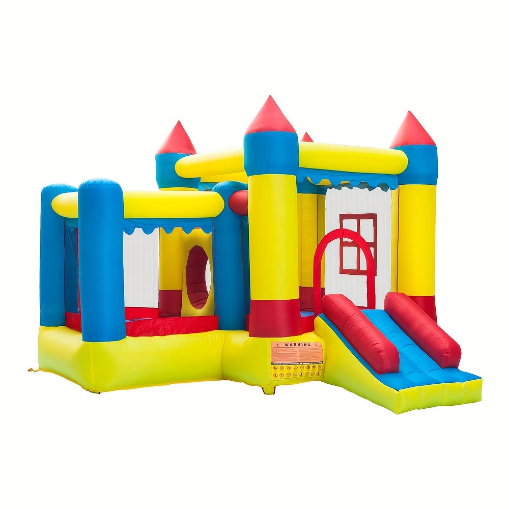 3.2*3*2.5m 420D Thick Oxford Cloth Inflatable Bounce House Castle Ball Pit Jumper Play Castle Multicolor