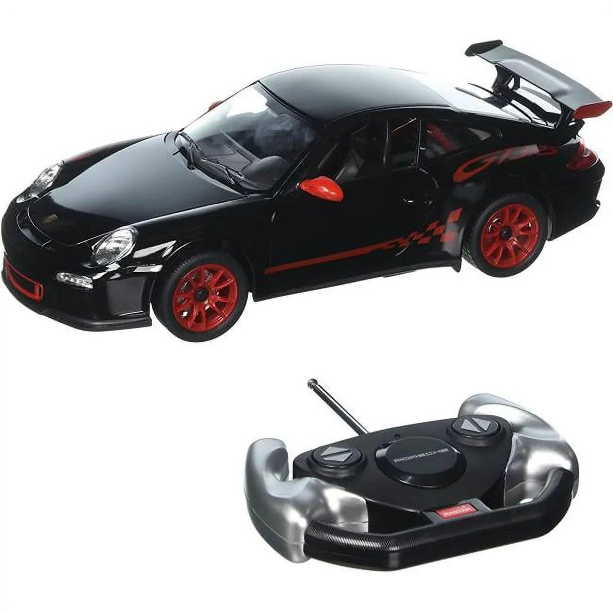 Trading - iBot 1-14 Scale Porsche  Remote Control Car, Black