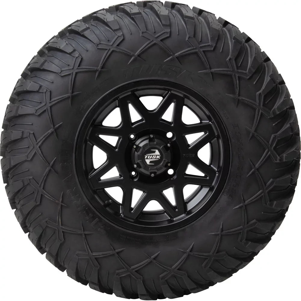 4/156 Tusk Tintic Wheel 14x7 4.0 + 3.0 Matte Black For Yamaha Wolverine  2 1000 Sport 2022