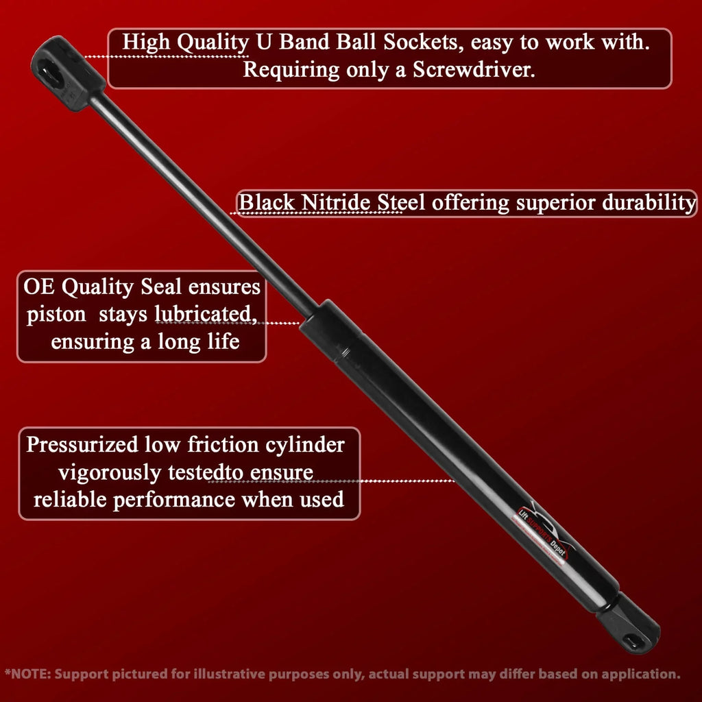 Qty 2 Compatible with Aston Martin Db7 Vantage 1993 2003 Hood Lift. Gas Shock - 1994 1995 1996 1997 1998 1999 2000 2001 2002 Lift Supports Depot -a