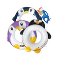 Yejaeka Kids 3 Penguin Print Swim Ring + 1 Large Capacity Water Gun