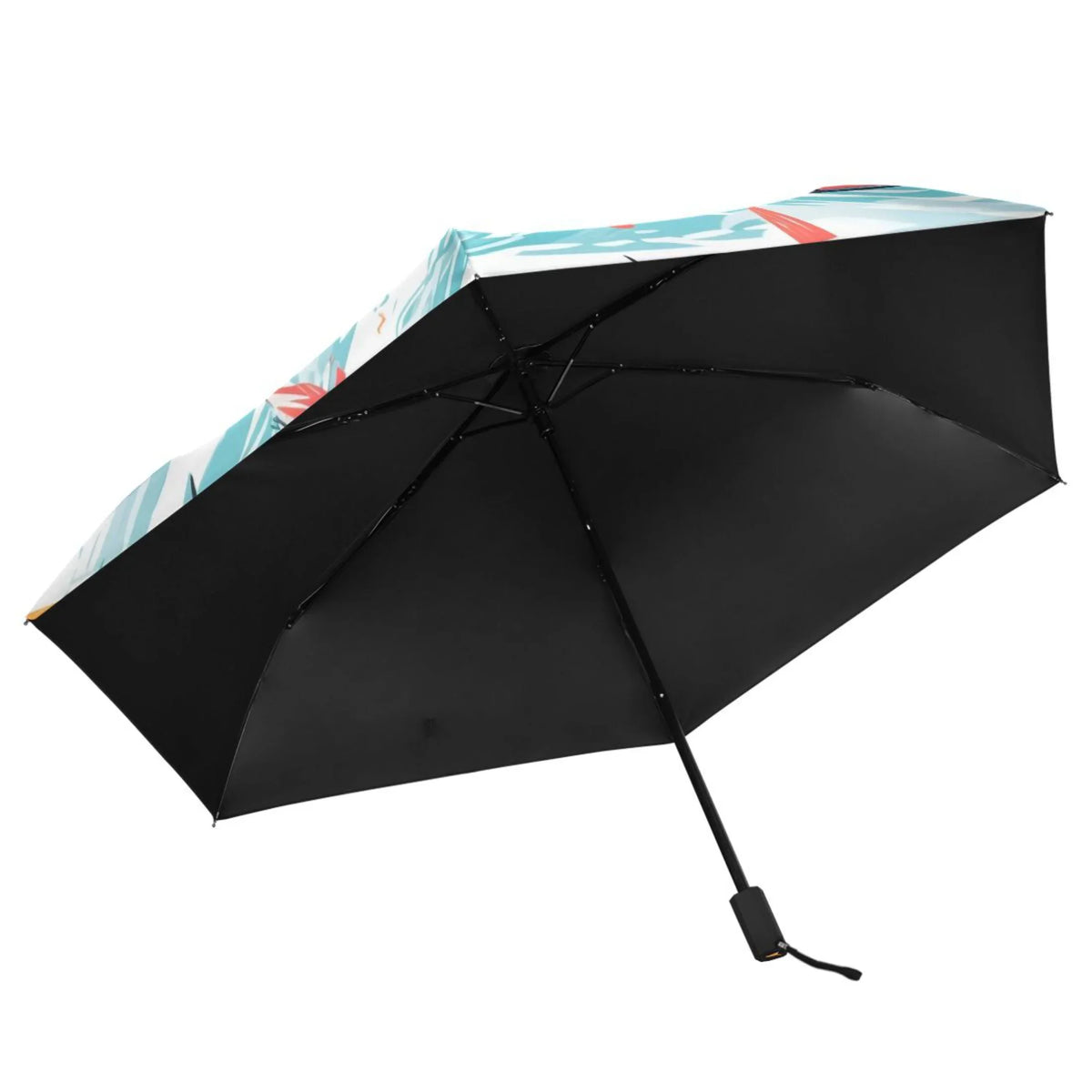 Sailvessel on Sea Compact Folding Umbrella for Rain Windproof Travel Umbrella  50+ Lightweight Packable Arc Size