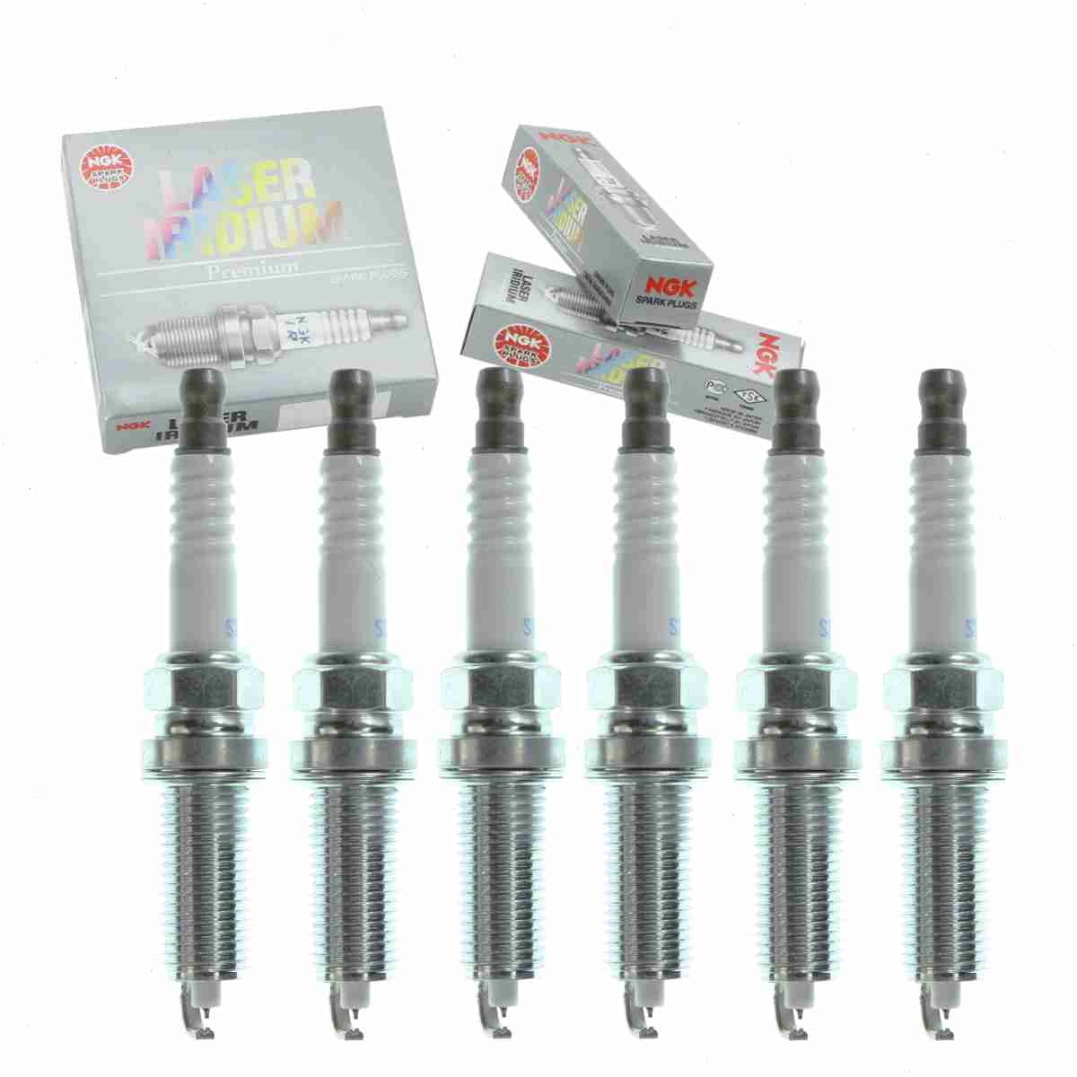 6 pc  93482 Laser Iridium Spark Plugs for 22401AA780 22401AA781 4712 9694  Ignition Wire Secondary Fits select: 2011-2018  , 2013-2019