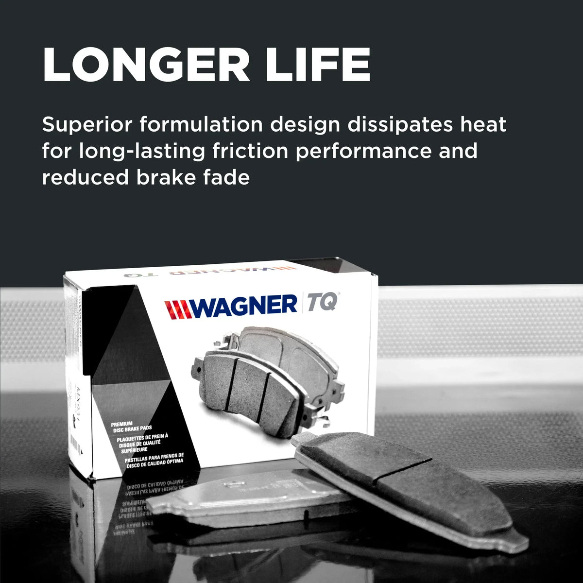 Wagner Brake ThermoQuiet Ceramic Disc Brake Pad Set Fits select: 2009-2014  , 2011