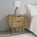 Htovila Bedside Cabinet  18.1"x15.6"x22.4" Solid Wood Pine