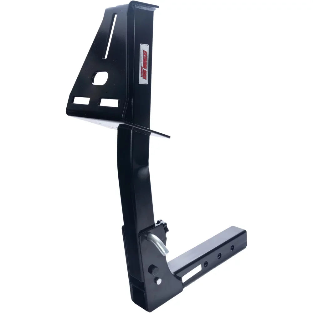 Extreme Max 5001.5831 Pivoting Fold Down Hitch Mount Spare Tire Carrier for 2" Receivers