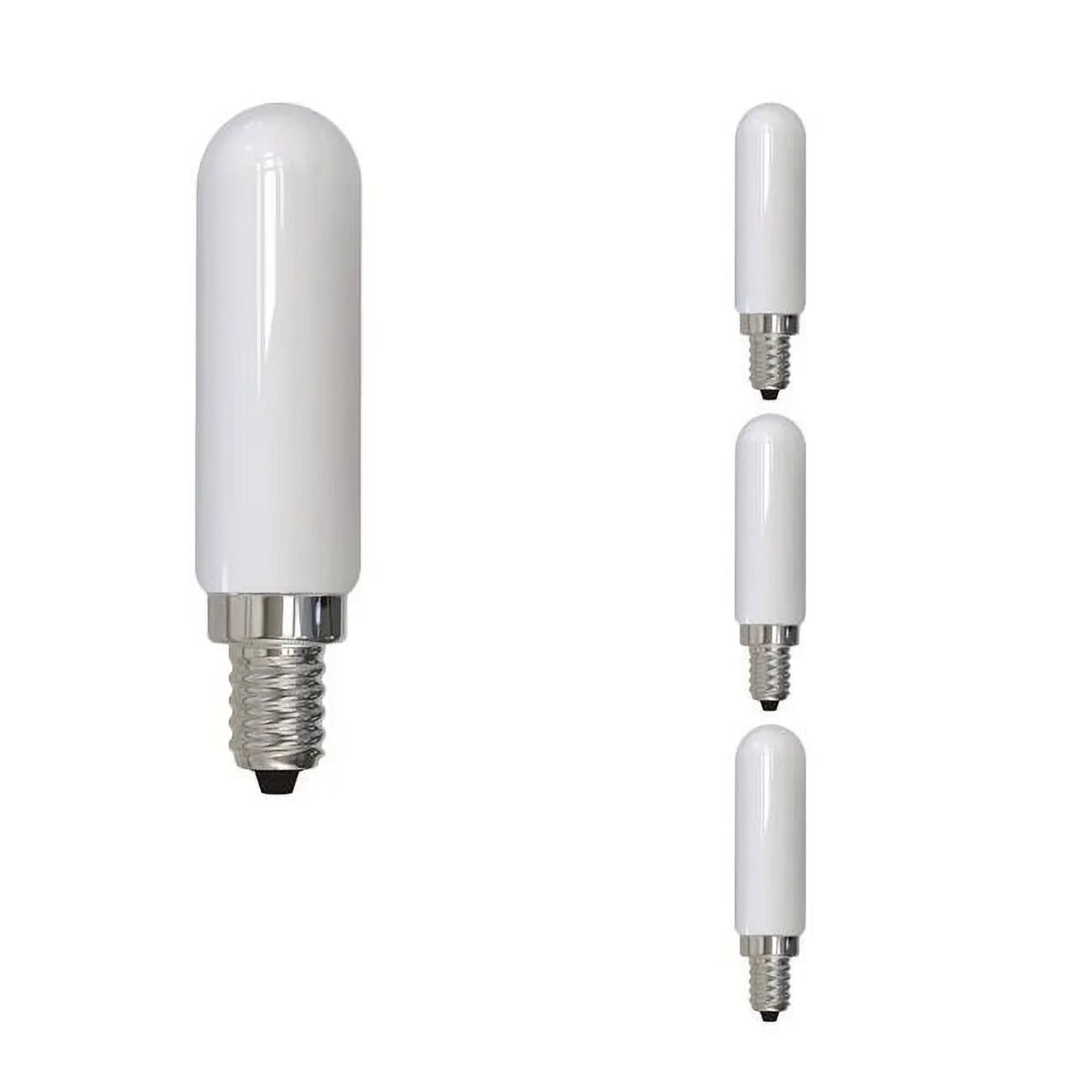 Bulbrite  2700K 400 Lumen 4.5 watt  Filament Dimmable  Light Bulbs with a Milky & Candelabra  Base, Warm White - Pack of 4