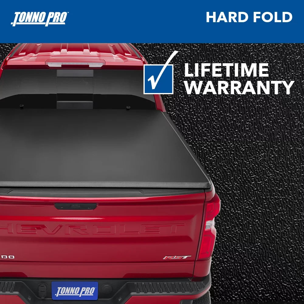 Tonno Pro Hard Fold, Hard Folding Truck Bed Tonneau Cover | -366 | Fits 1999 - 2016 Ford -250/350 Super Duty 6' 9" Bed (81")