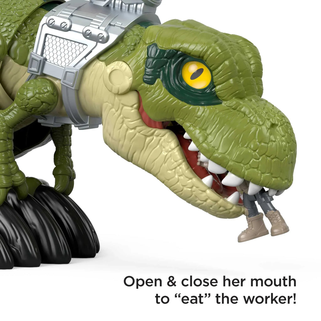 Imaginext Jurassic World Mega Mouth .Rex Dinosaur Playset