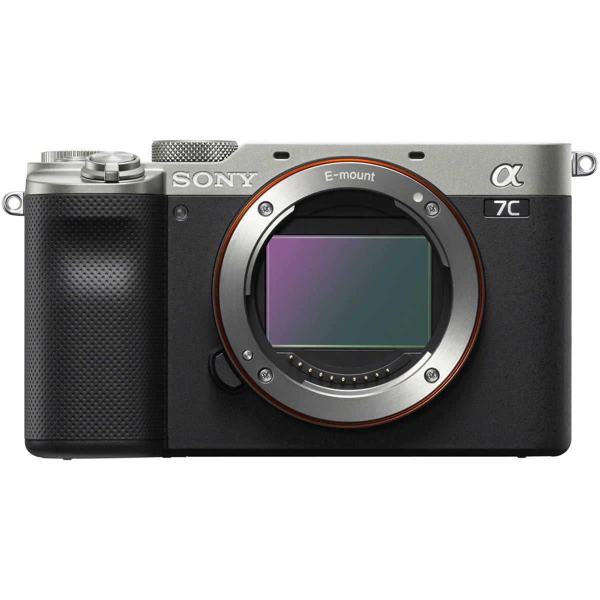 Sony a7C Mirrorless Full Frame Camera Body with Sony  24mm .8  Compact Lens  Silver / Bundle with Deco Gear Photography Backpack Case + Microphone +  + Monopod and Accessories