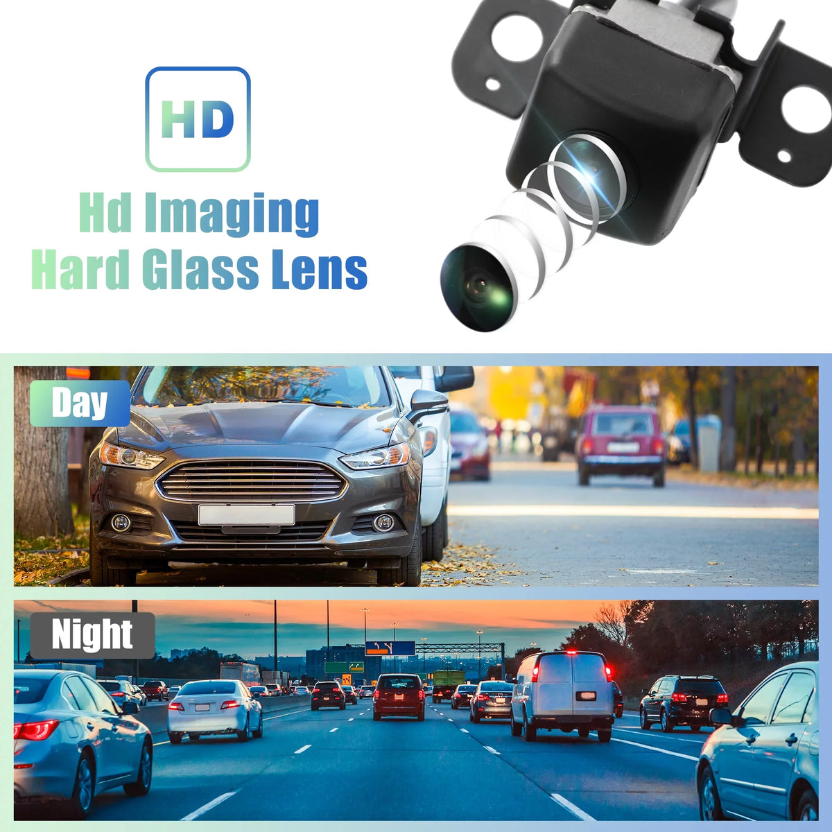 Car Rear View Backup Camera Parking Reverse Back Up Camera Waterproof 95760-2P600 Replace for Kia Sorento 2014-2015
