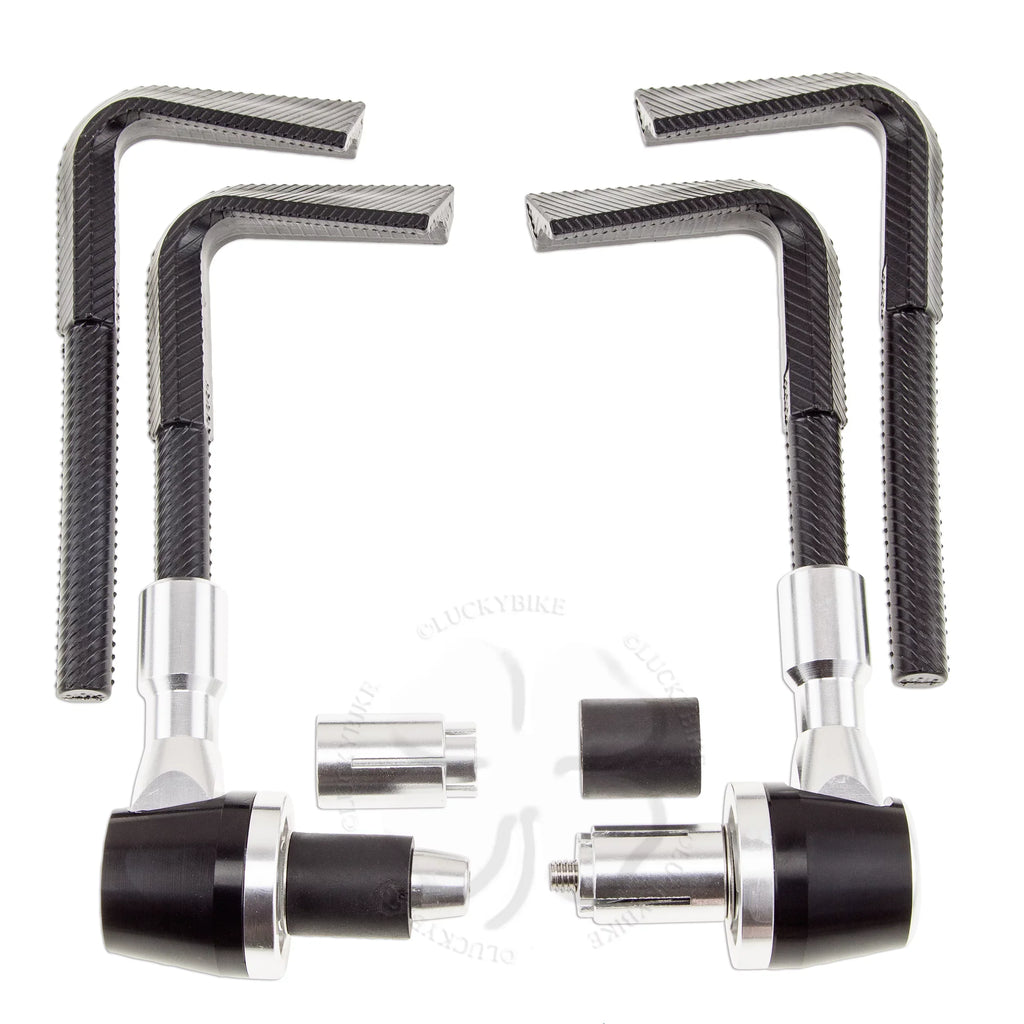 Silver Lever Guard 7/8" & 6mm  Race Universal Hand Block  Bar End