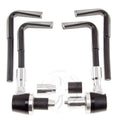 Silver Lever Guard 7/8" & 6mm  Race Universal Hand Block  Bar End