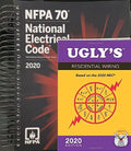 2020, National Electrical Code Spiral Bound with Ugly's Residential Wiring
