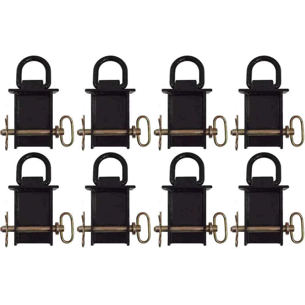 RAParts 8 Removable -Ring Stake Pockets for Flat Beds and Utility Trailers with Pockets