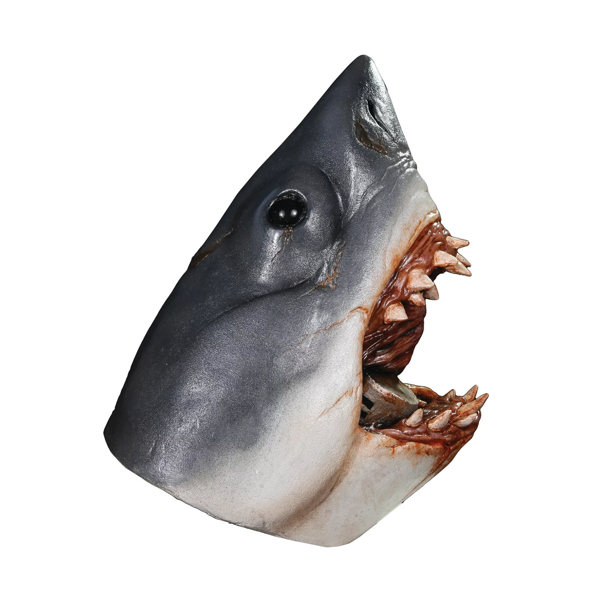 Trick or Treat Studios Jaws Bruce the Shark Multi-color Latex Shark Halloween Costume Mask, for Adult