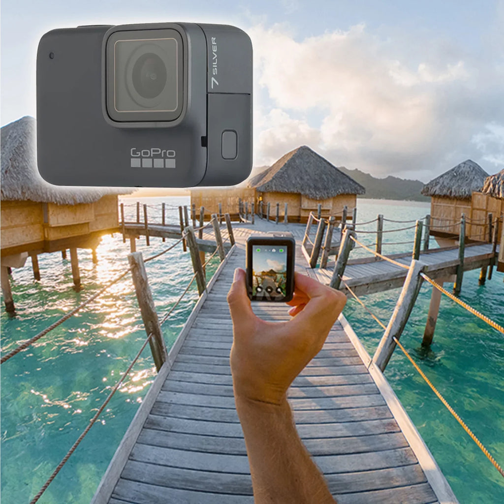 Restored GoPro  Silver Camera + Super Suit Dive Housing Case ECommerce Packaging Waterproof Digital Action Camcorder With Touch Screen 4K  Video 12MP Photos (Refurbished)