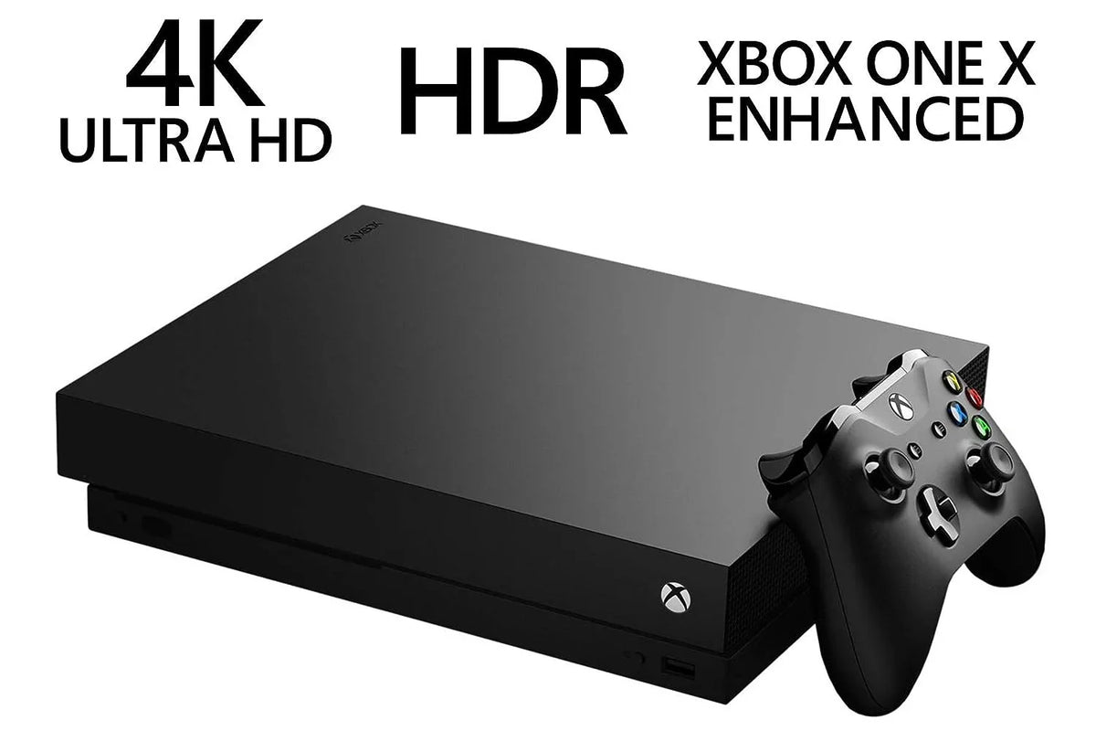 Pre-Owned Microsoft Xbox One  1TB Black Gaming Console With 2 Controller +  Earbuds With Microphone   Bundle (Refurbished: Like New)